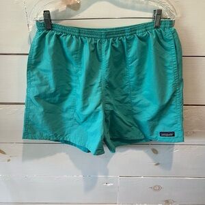 Patagonia Men's Teal Blue Swim Shorts, size large, EUC, summer, beach, trunks
